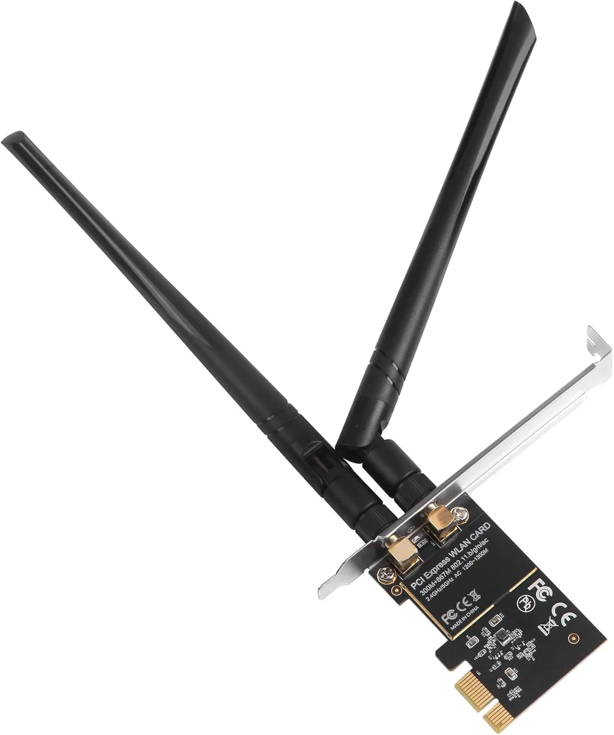 SIIG Wireless 2T2R Dual Band WiFi Ethernet PCIe Card - AC1200 LB-WR0011-S1