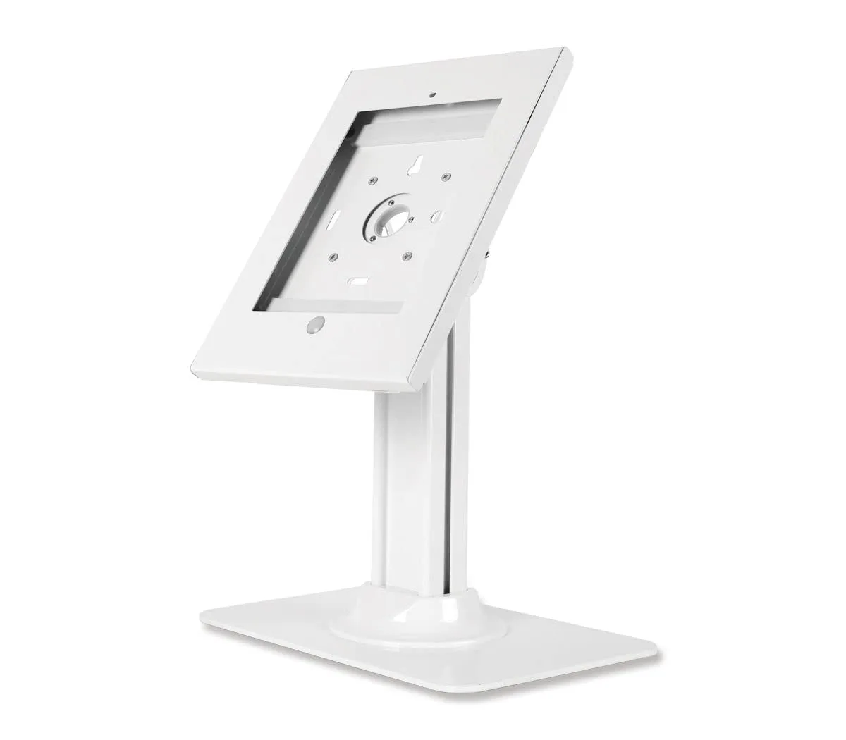 SIIG Security Lockable Countertop Kiosk & Tilting Adjustable Metal POS Stand for iPad (2/3/4/Air/Air2/Gen5/Gen6) - CE-MT2611-S1 Screen Size 9.7" and Below
