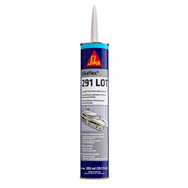 Sika Sikaflex® 291 LOT Slow Cure Adhesive & Sealant 10.3oz(300ml) Cartridge - Black