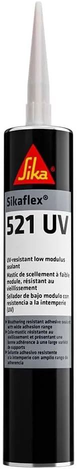 Sikaflex 521UV UV Resistant Low Modulus Polyurethane Sealant - 300ml Cartridge - White