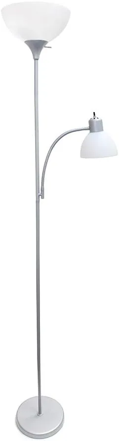 SIMPLE DESIGNS LF2000 Mother-Daughter Floor Lamp with Reading Light