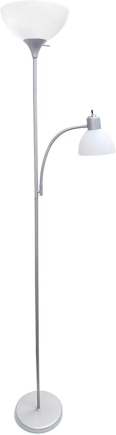 SIMPLE DESIGNS LF2000 Mother-Daughter Floor Lamp with Reading Light