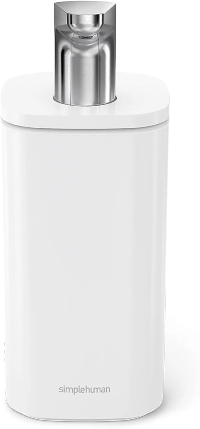 simplehuman Pulse Pump Countertop Liquid Soap Dispenser, Drip-Free Stainless Steel