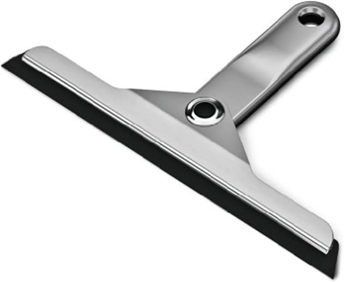 simplehuman Foldaway Squeegee, Die-cast Zinc & Anodized Aluminum