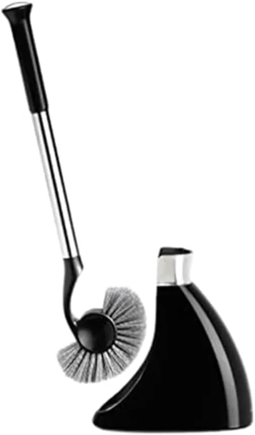 simplehuman Toilet Brush and Plunger with Caddy, Stainless Steel