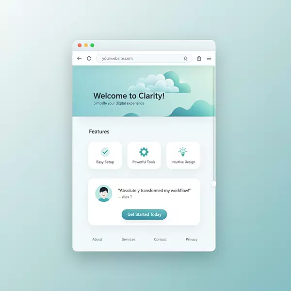 Single-Page Landing Page
