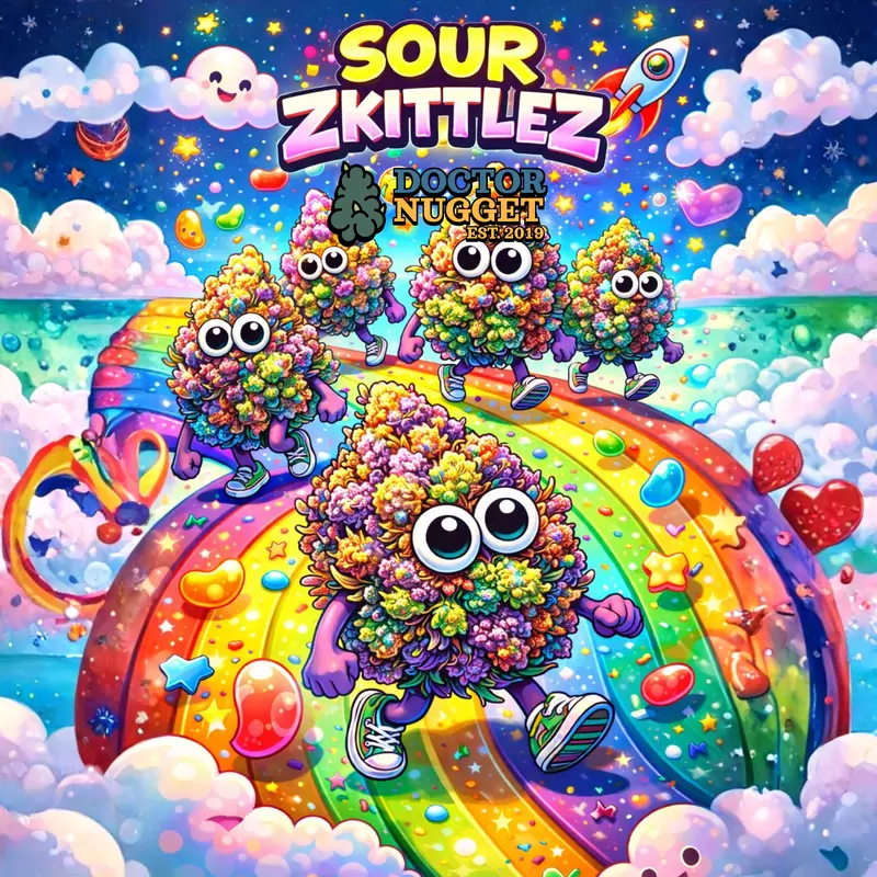 Skittles Sour Zkittlez THC Flor