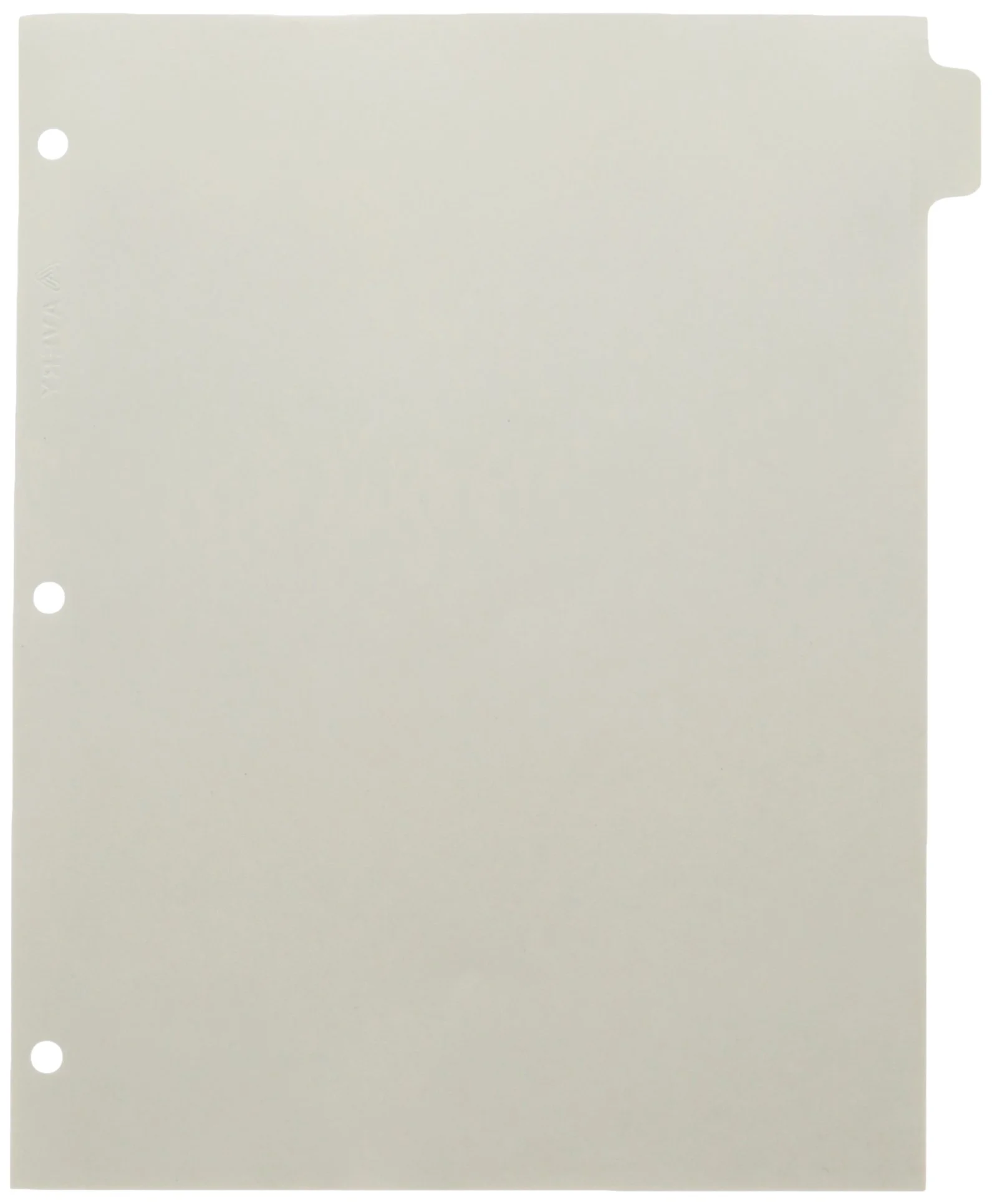 SKILCRAFT 7530-01-600-6982 8 Tab Index Divider Maker Set, White (Pack of 5)