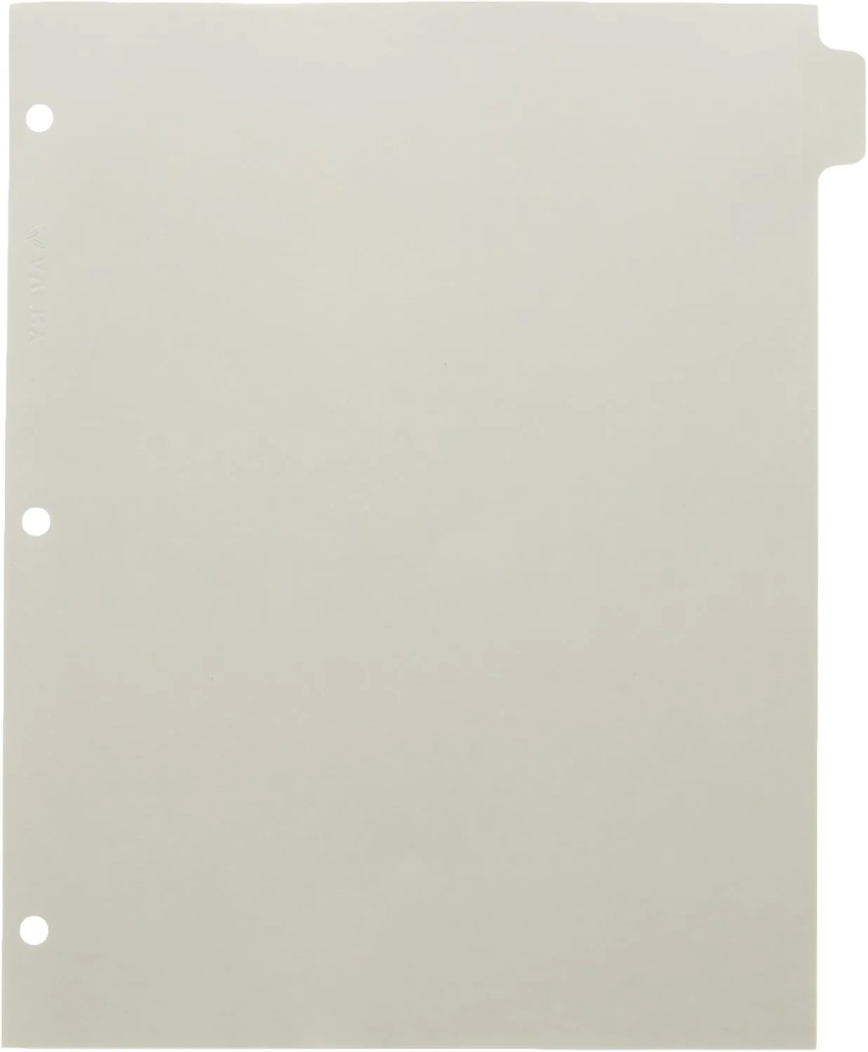 SKILCRAFT 7530-01-600-6982 8 Tab Index Divider Maker Set, White (Pack of 5)