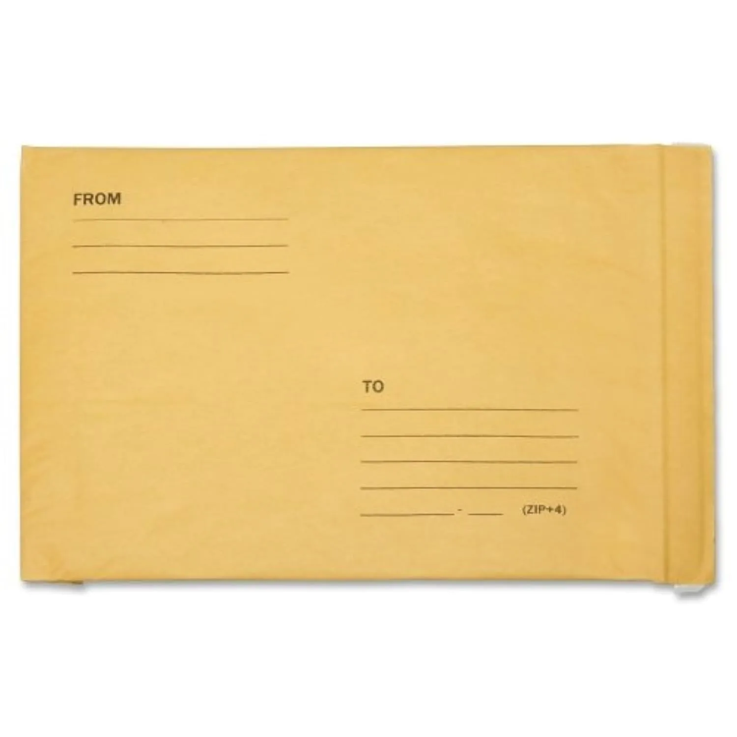SKILCRAFT Cushioned Bubble Mailer No.4 Self-Seal 9-1/2" x 14-1/2", 100/Pack, Kraft