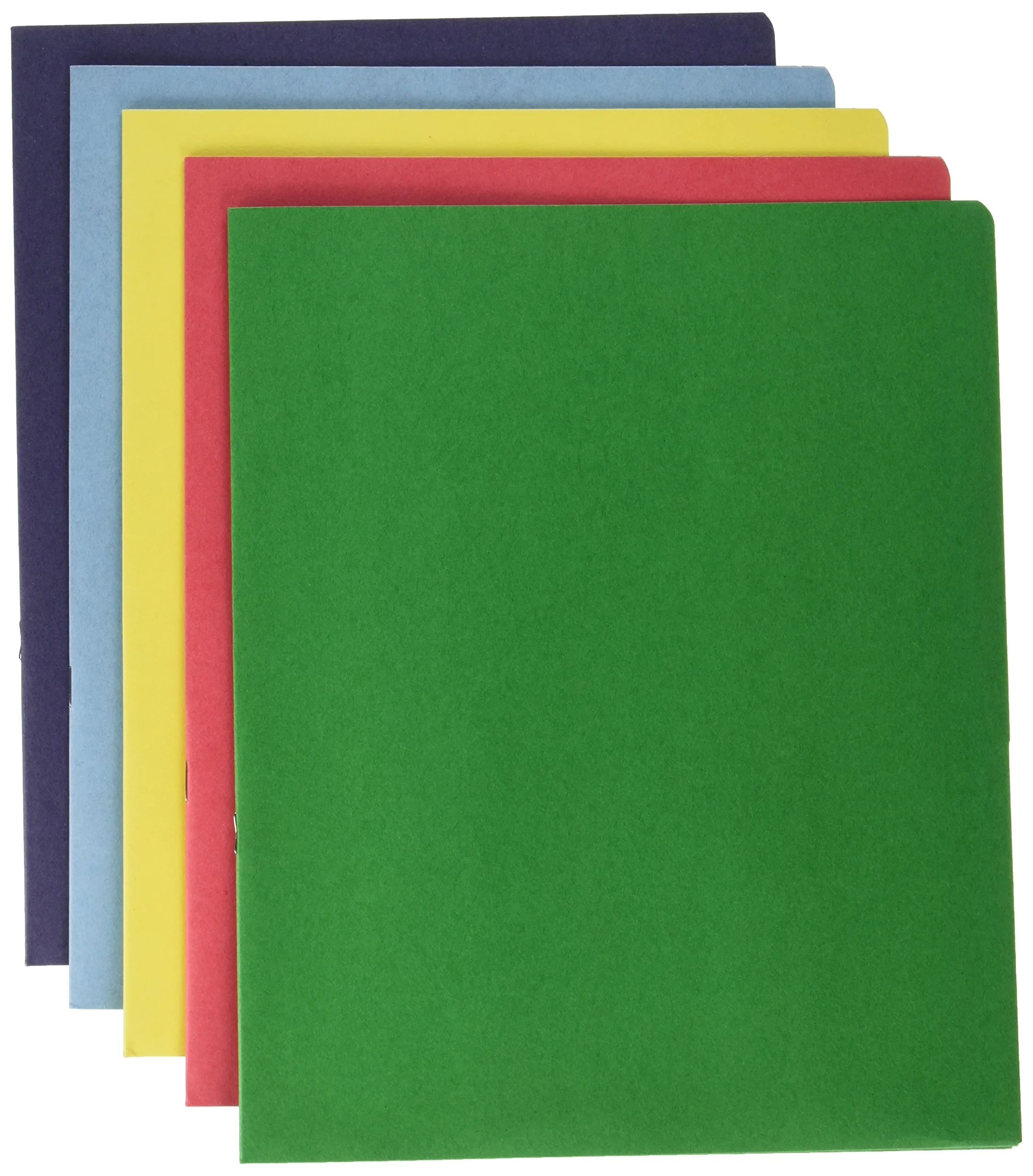 SKILCRAFT 7510-01-316-2302 Double Pocket Portfolio, 8-1/2 x 11 Inch Height, Assorted Colors (Box of 25)