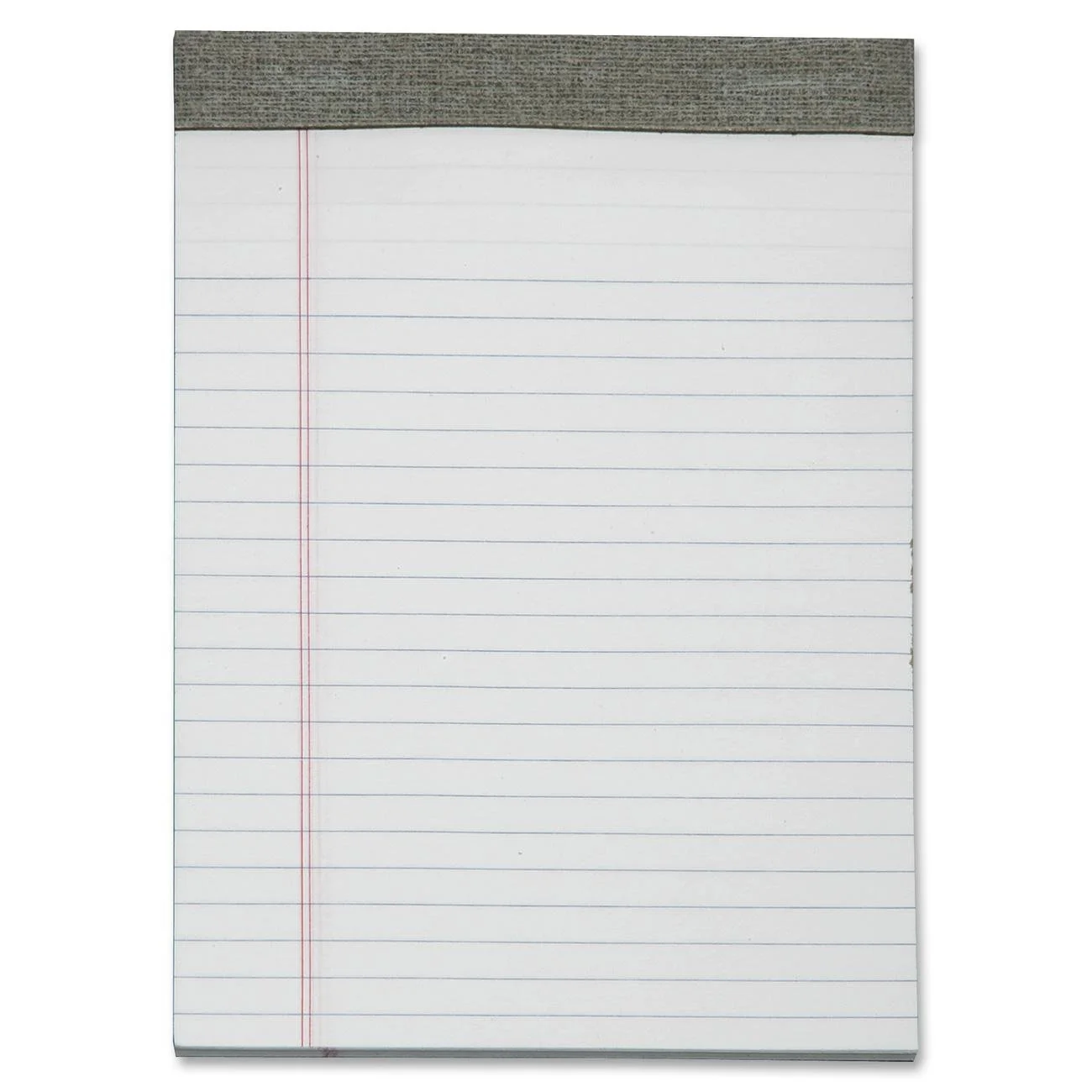 SKILCRAFT Linen Top Writing Pads, Junior Legal 5 x 8, White, 50 Sheets