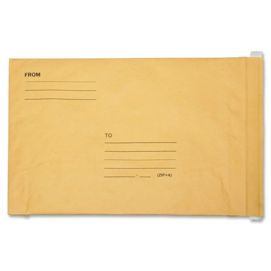 SKILCRAFT Kraft Cushioned Bubble Mailers – 12-1/2 x 19 in, Pack of 50