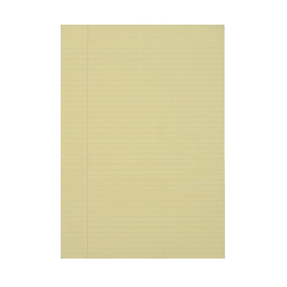 Skilcraft Glued Writing Pads, Legal 8.5 x 14, Yellow, 12-Pack