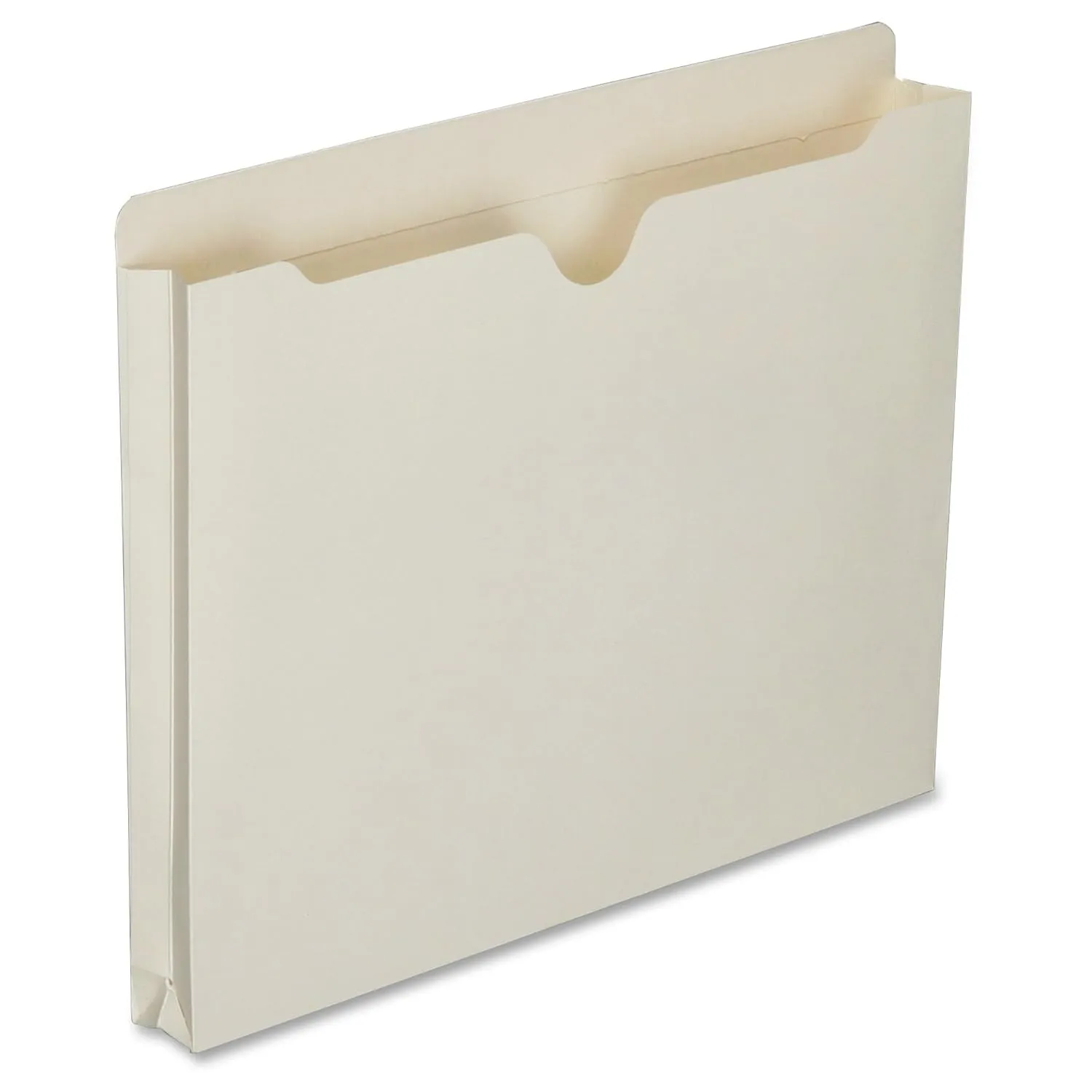 Skilcraft Manila Double-Ply Tab Expanding File Jackets, 1" Expansion, Letter (Box of 50)