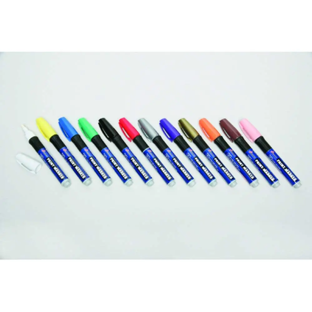 SKILCRAFT 7520-01-207-4168 Medium Point Paint Marker, Assorted Color (Pack of 12)