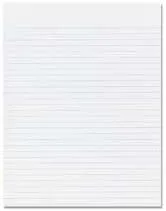 SKILCRAFT 30% Recycled Glued Writing Pads, 8 1/2in x 11in, White, Legal Ruled Both Sides, Pack Of 12 (AbilityOne 7530-01-124-5660)