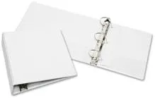 7510013848786, SKILCRAFT Slant D-Ring View Binder, 3 Rings, 1" Capacity, 11 x 8.5, White