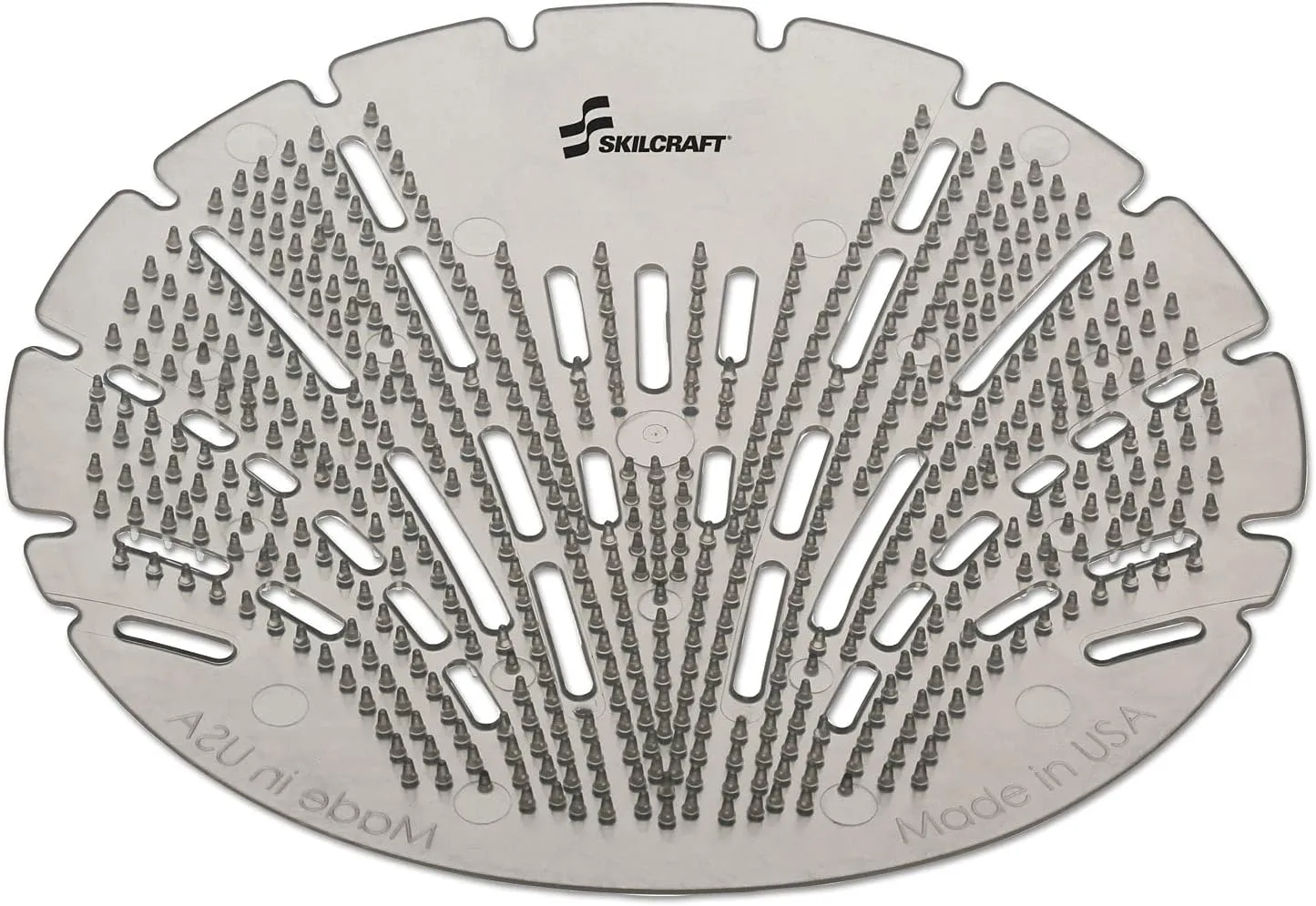 6840016660471 SKILCRAFT 3D Urinal Screen Deodorizer, Melon Mist, Gray, 10/Box