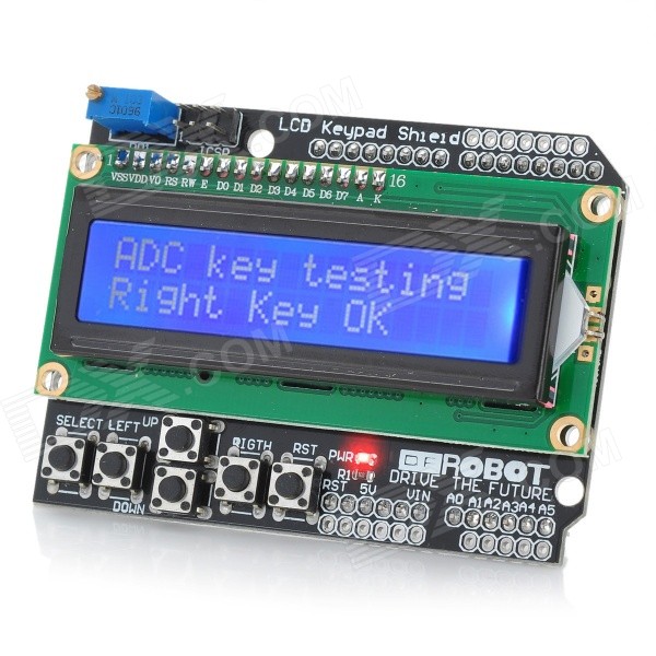 LCD Keypad Shield for Arduino