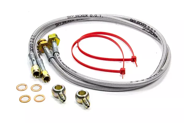 Skyjacker (FBL29) 6"- 8" Stainless Steel Brake Line - Pair
