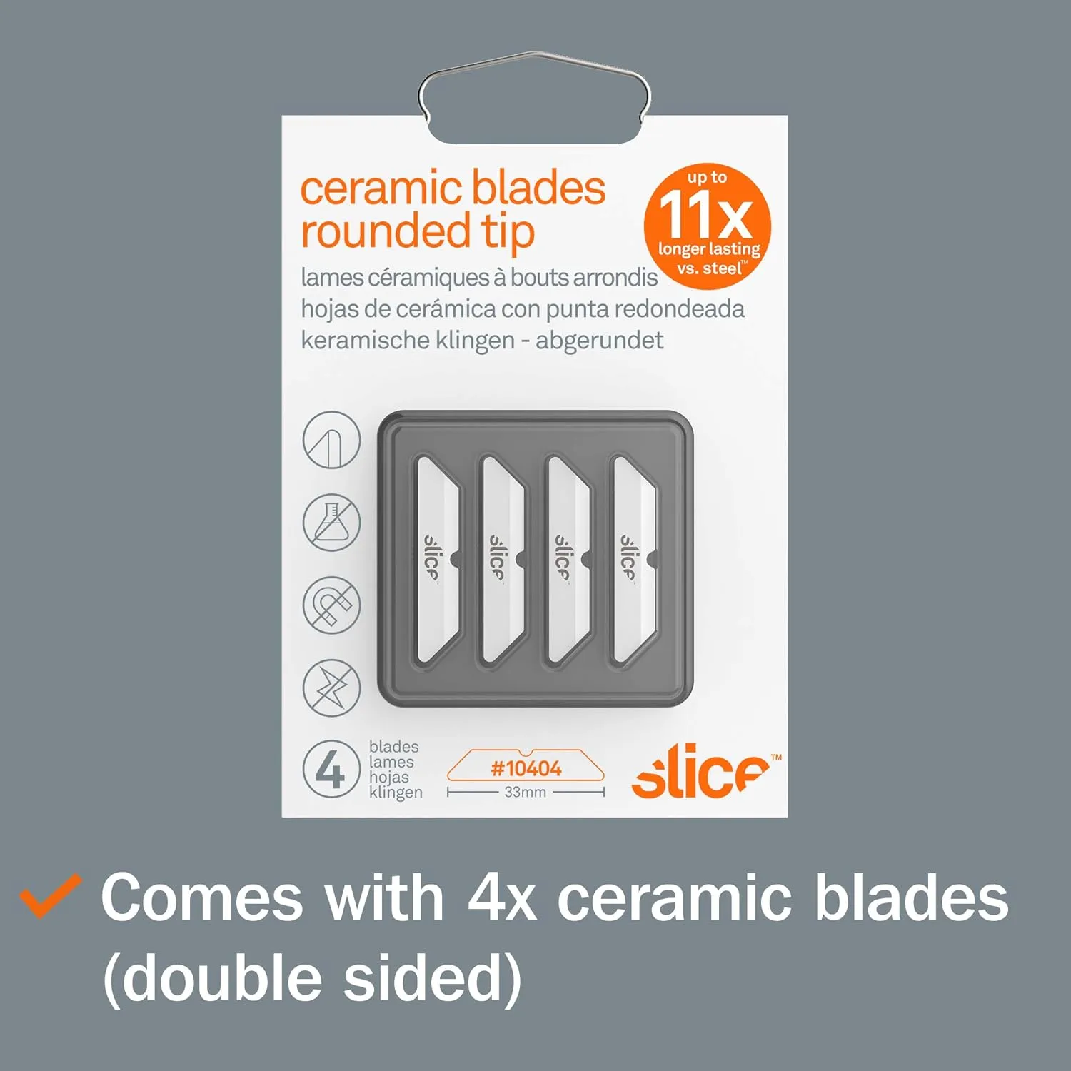 Slice Replacement Ceramic Blades 4-Pack