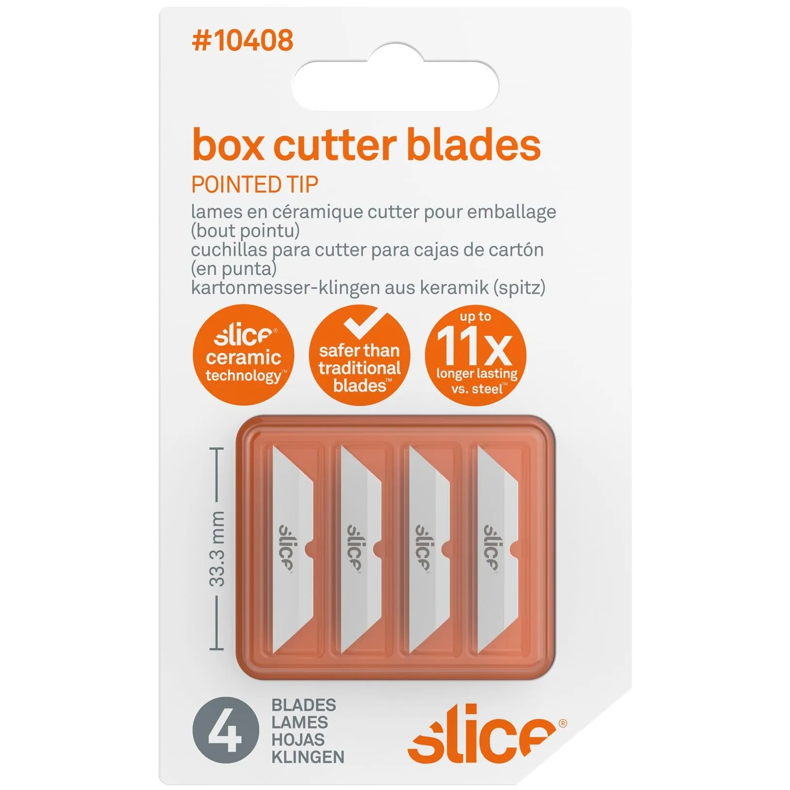 Slice Replacement Ceramic Blades 4-Pack