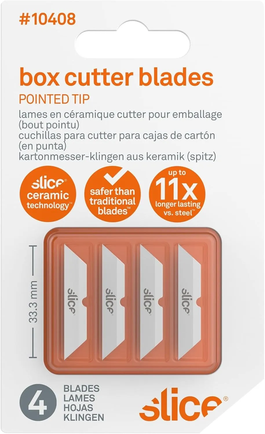 Slice Replacement Ceramic Blades 4-Pack