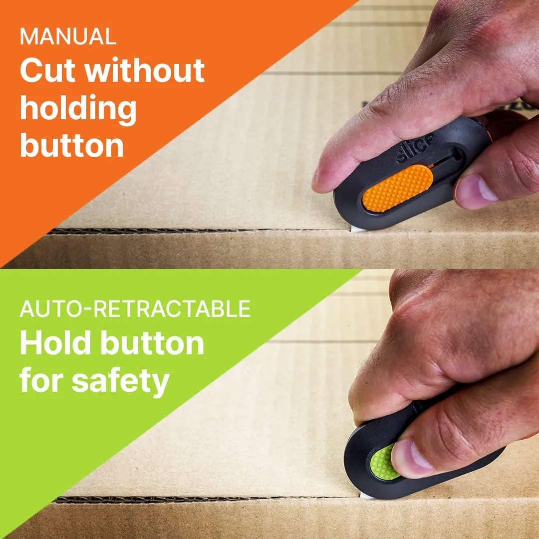 Slice 10514 Mini Cutter, Ceramic Safety Blade, Auto-Retractable, Pocket-Sized