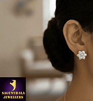 7 STONE DIAMOND SMALL STUDS