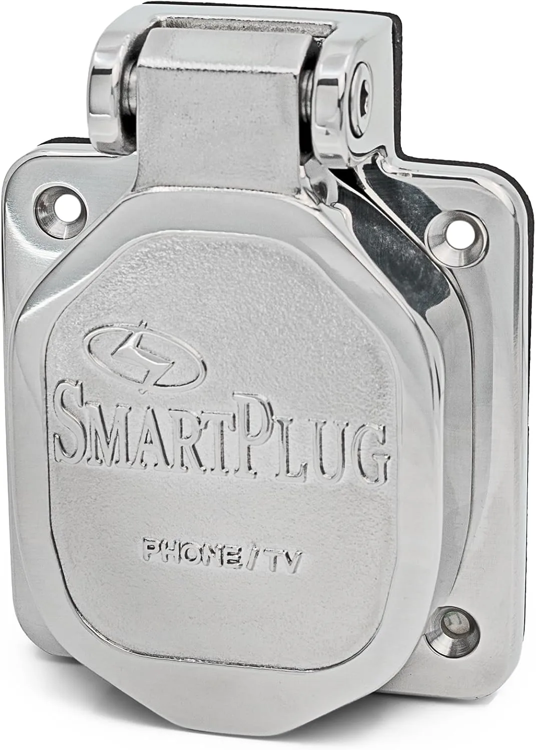 SmartPlug Data Port Case/Inlet Only - 316 SS Cover w/One Blank Plug & One Open Port
