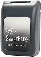 SmartPlug BM50PB Non-Metallic Inlet and Cover Assembly - 50 Amp, Black