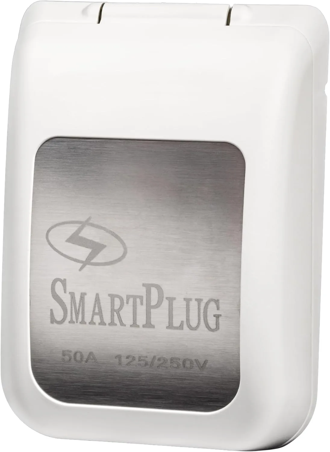 SmartPlug BM50PW 50 Amp 125/250V Shore Power Inlet & Cover Assembly - Non-Metallic RV,Boat,Marine Power Inlet Box