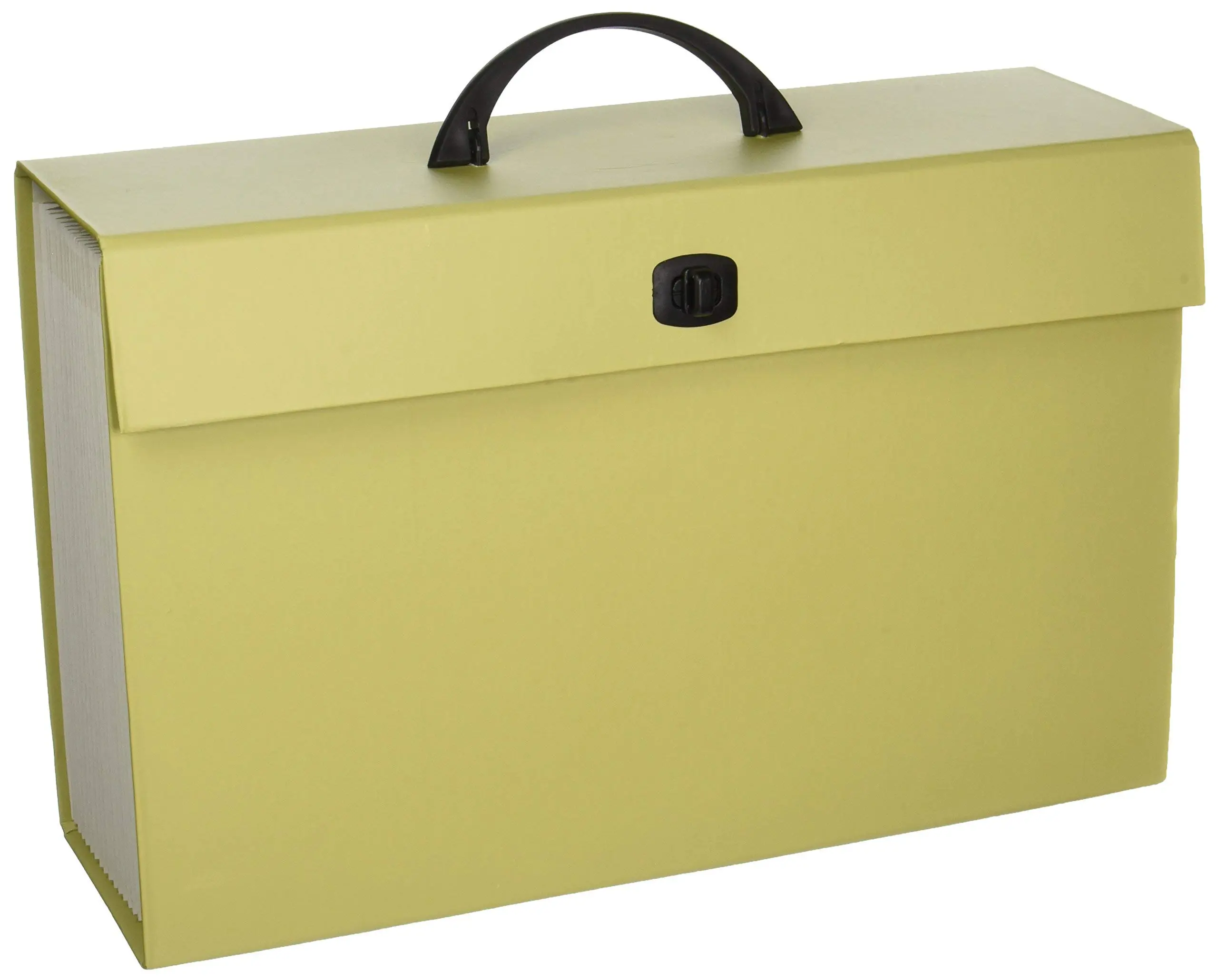 Smead Portable Expanding File Box, 19 Pockets, Legal Size, Blue (70806)