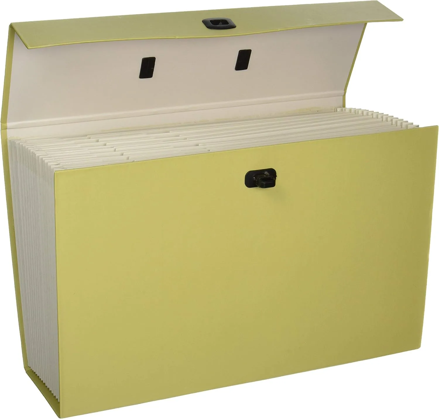 Smead Portable Expanding File Box, 19 Pockets, Legal Size, Blue (70806)