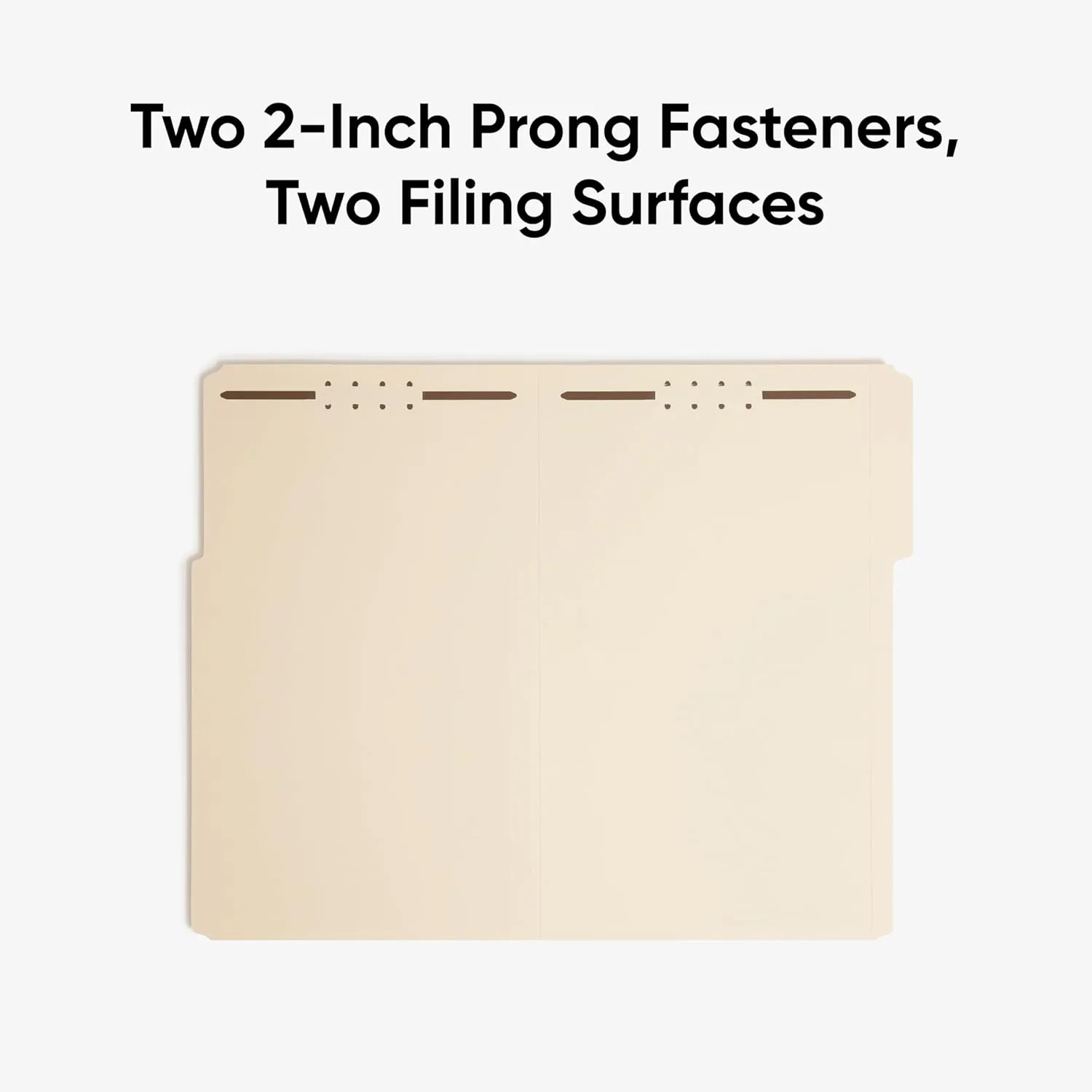 Smead Fastener File Folders, Legal Size, Manila, 11-pt, 50/Box