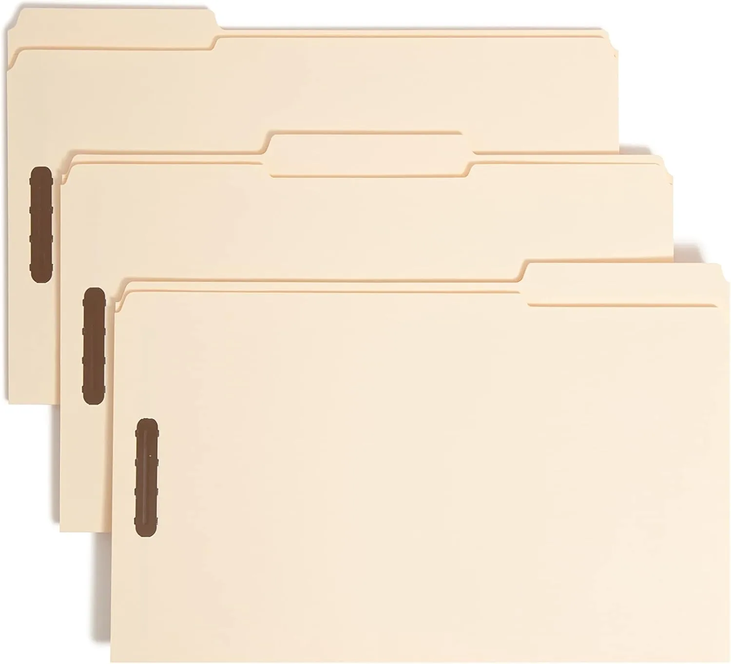 Smead Fastener File Folders, Legal Size, Manila, 11-pt, 50/Box
