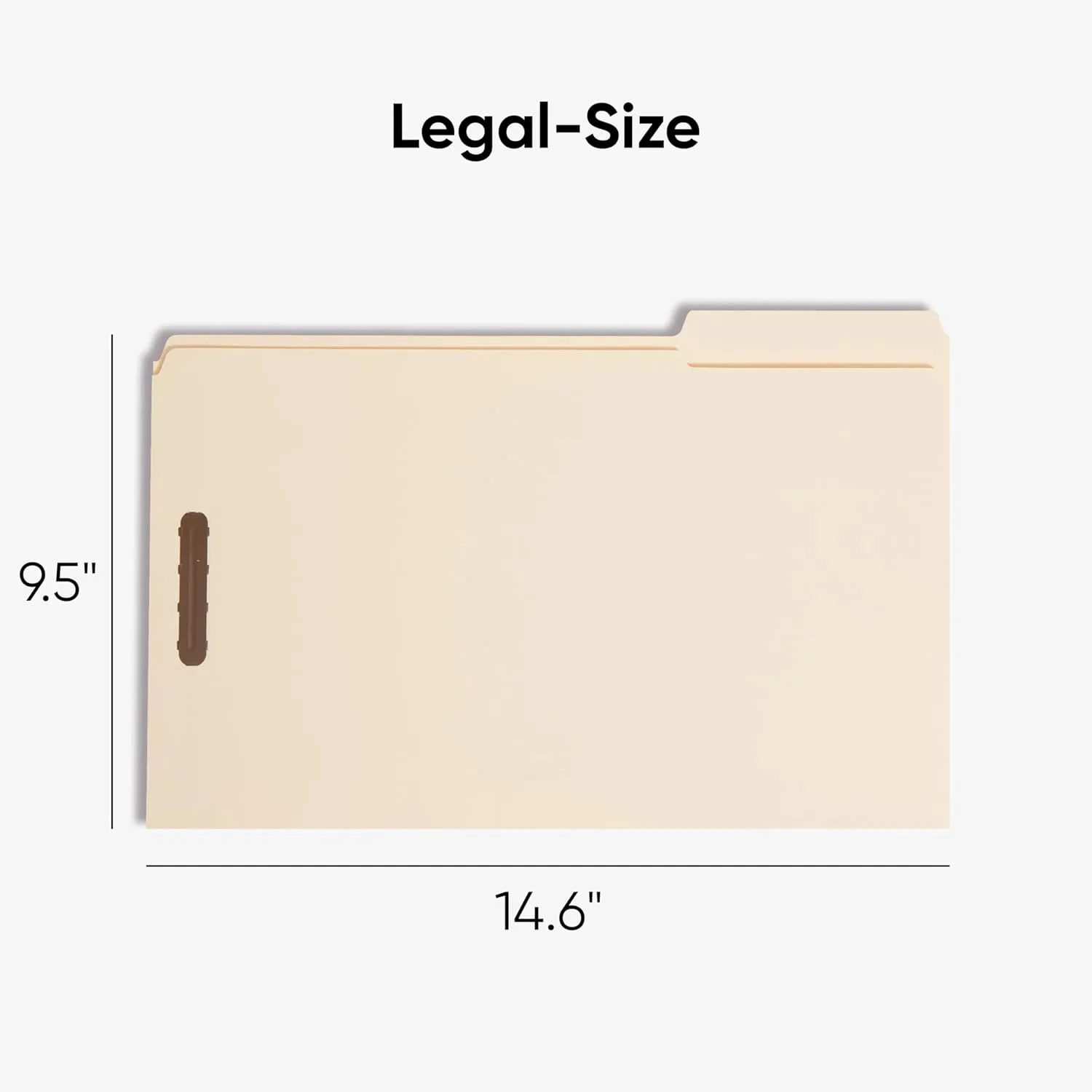 Smead Fastener File Folders, Legal Size, Manila, 11-pt, 50/Box