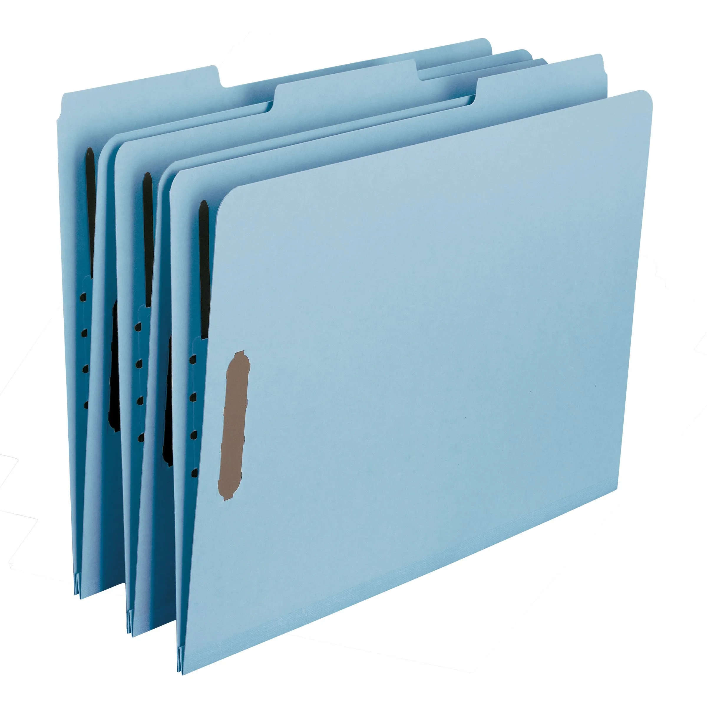 SMEAD 100% Recycled Pressboard Fastener Folders, Letter Size