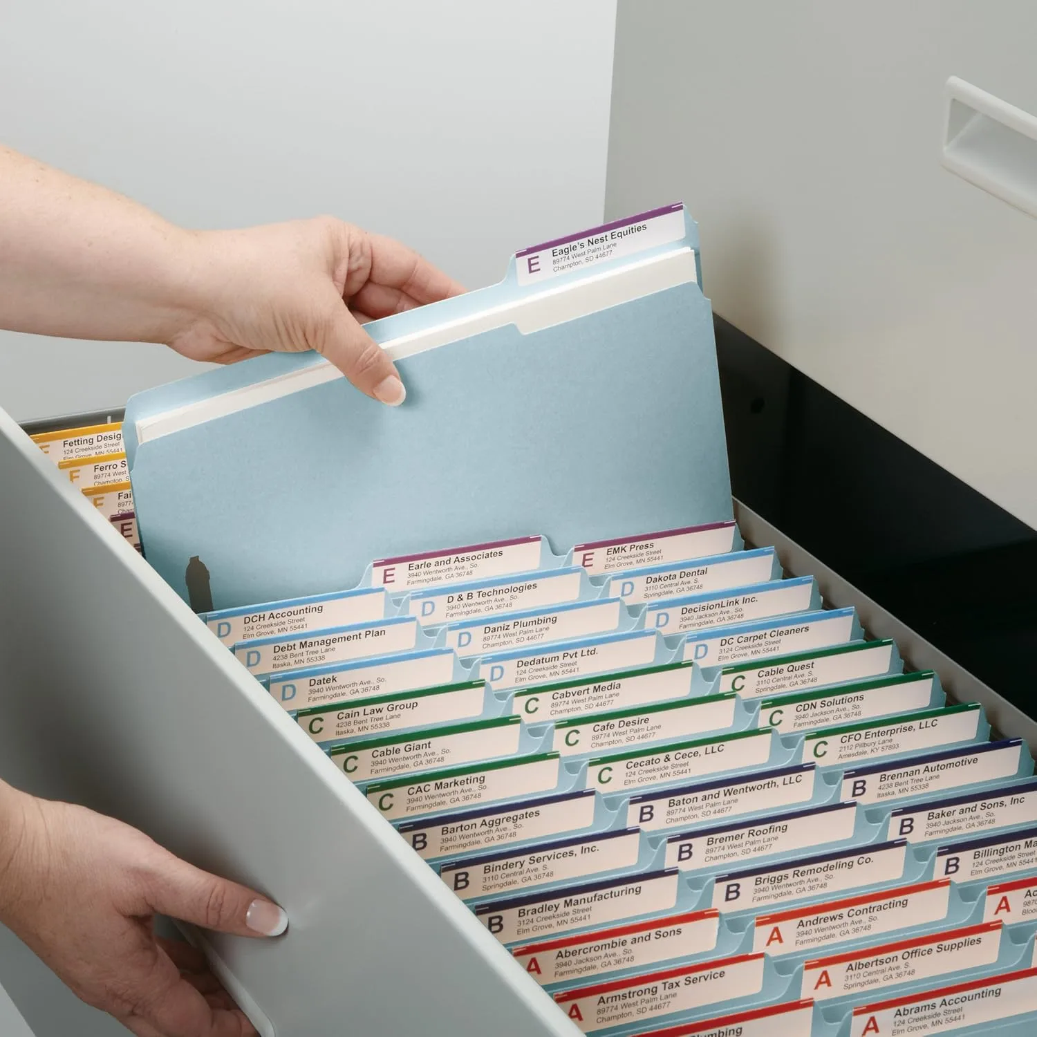 SMEAD 100% Recycled Pressboard Fastener Folders, Letter Size