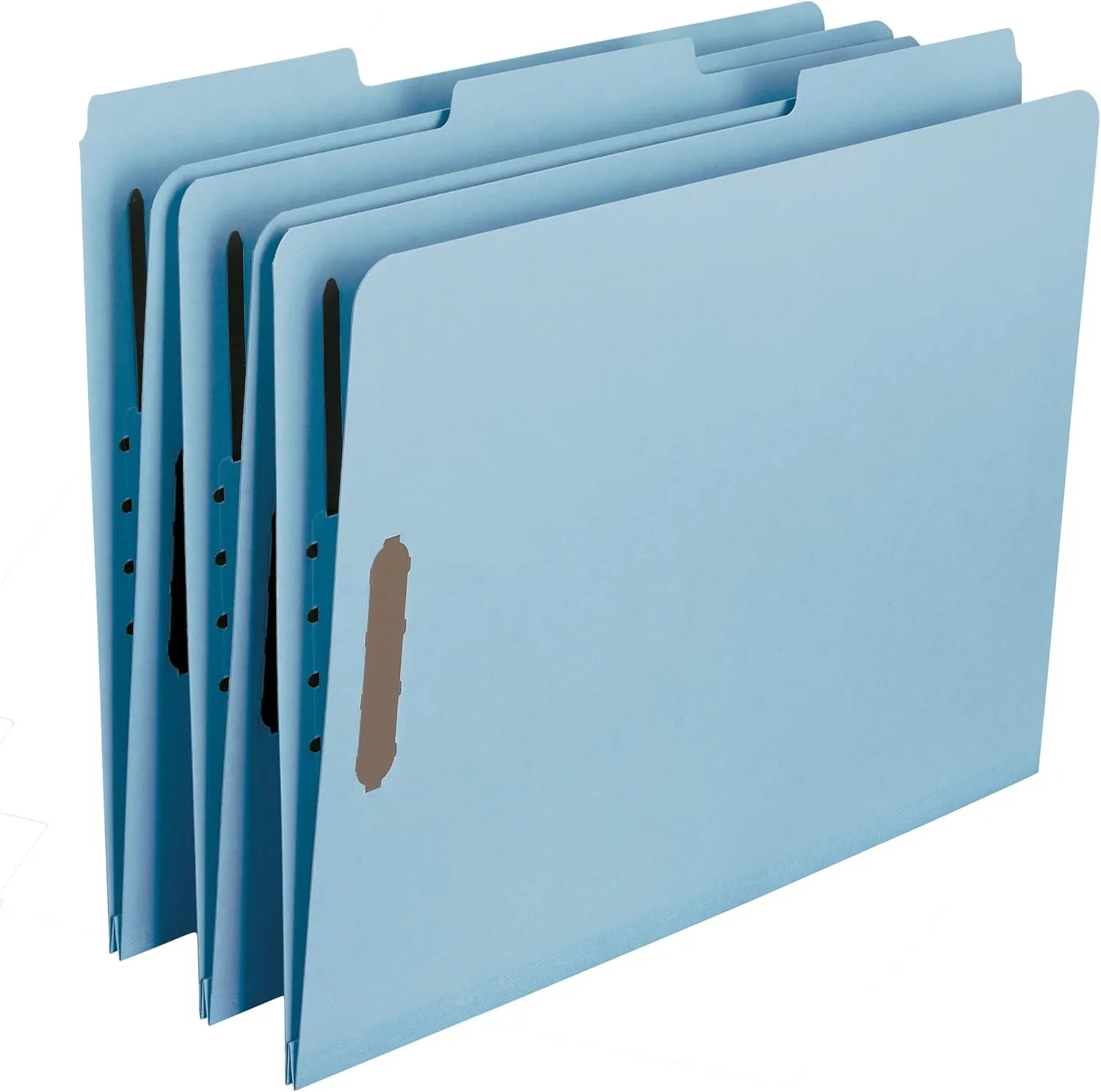 SMEAD 100% Recycled Pressboard Fastener Folders, Letter Size