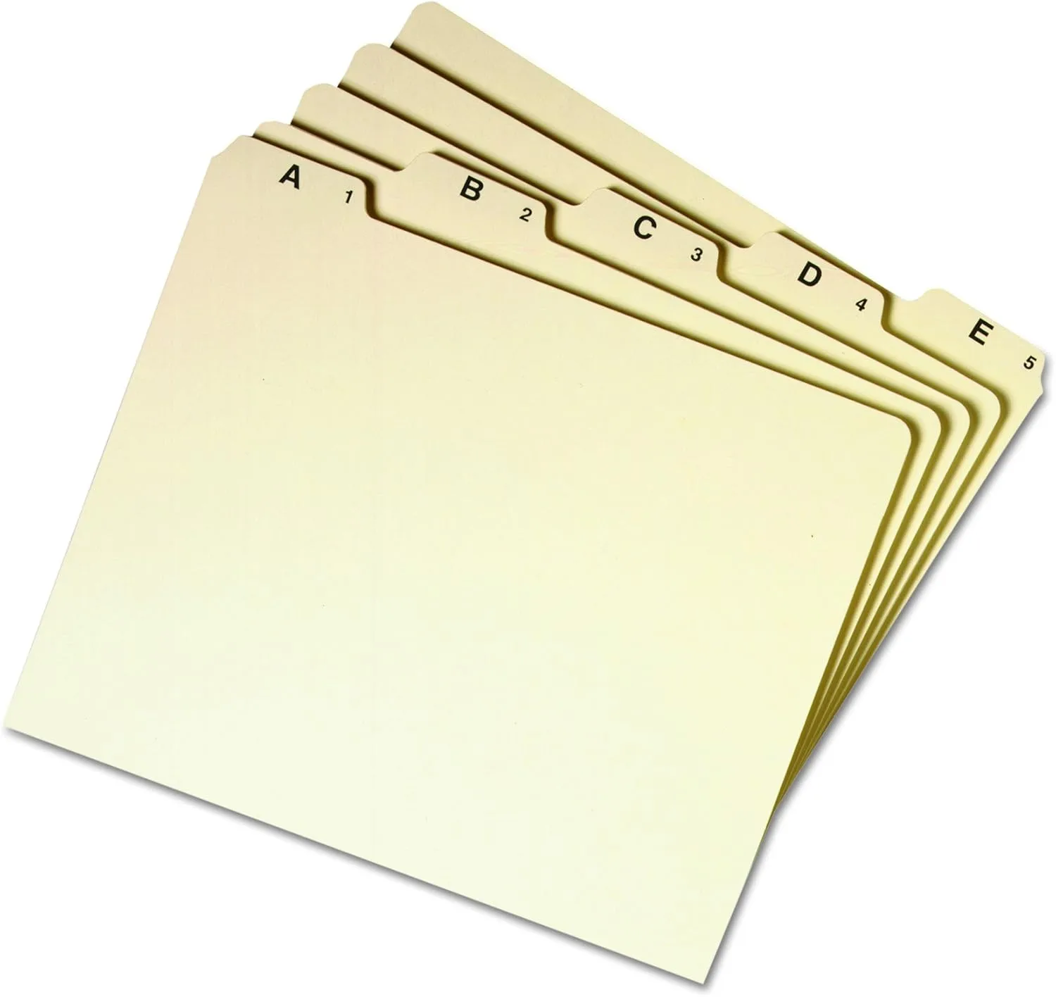 Smead Alphabetic File Guides, 1/5-Cut Tabs