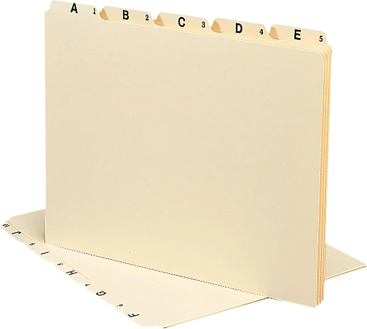 Smead Alphabetic File Guides, 1/5-Cut Tabs