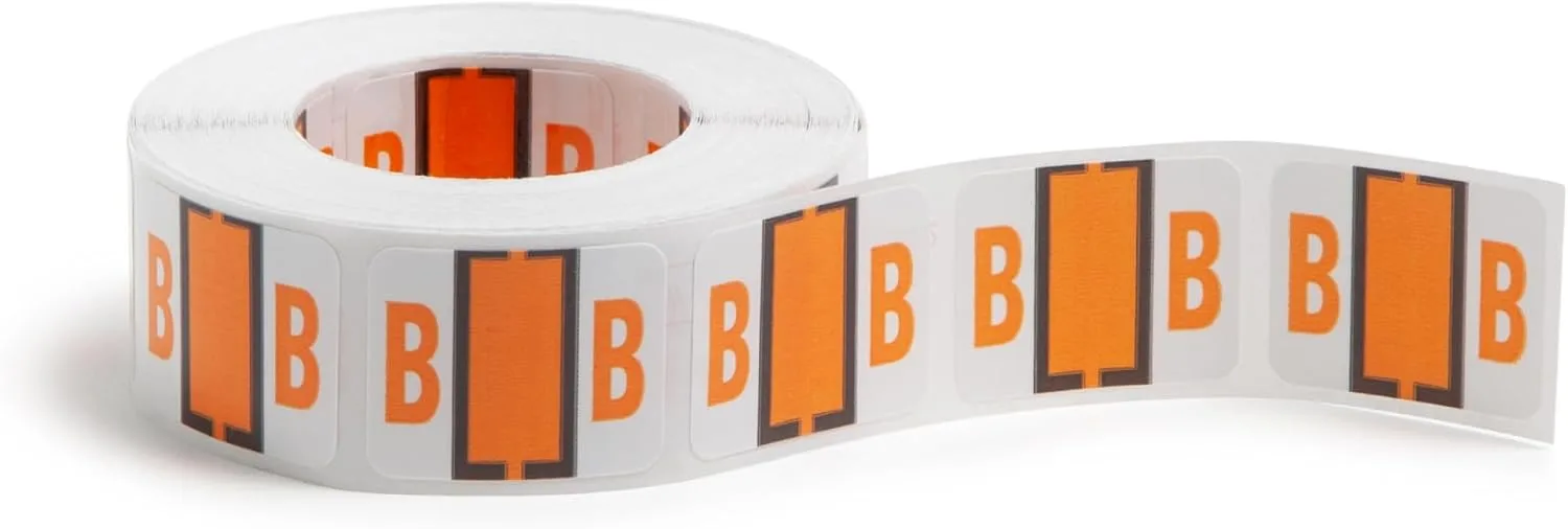 Smead BCCR Bar-Style Color-Coded Alphabetic Labels