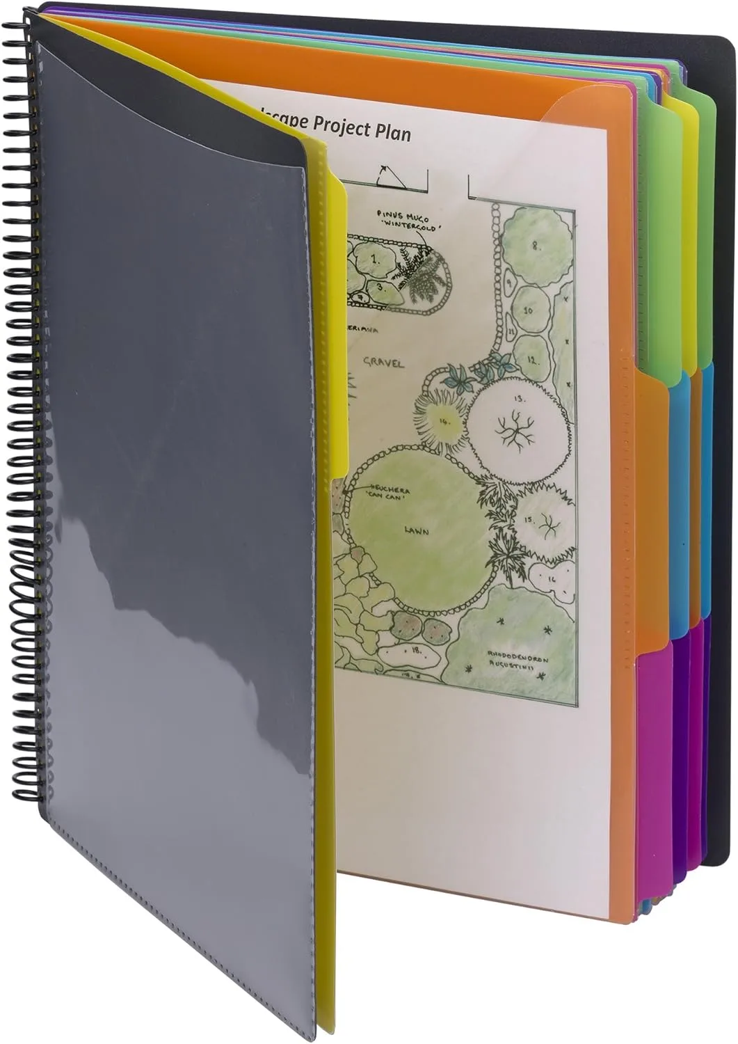 Smead Cascading Wall Organizer, Letter Size, 6 Pockets, Multicolor (92060)