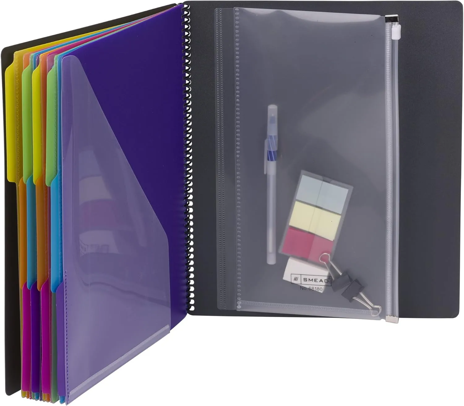 Smead Cascading Wall Organizer, Letter Size, 6 Pockets, Multicolor (92060)