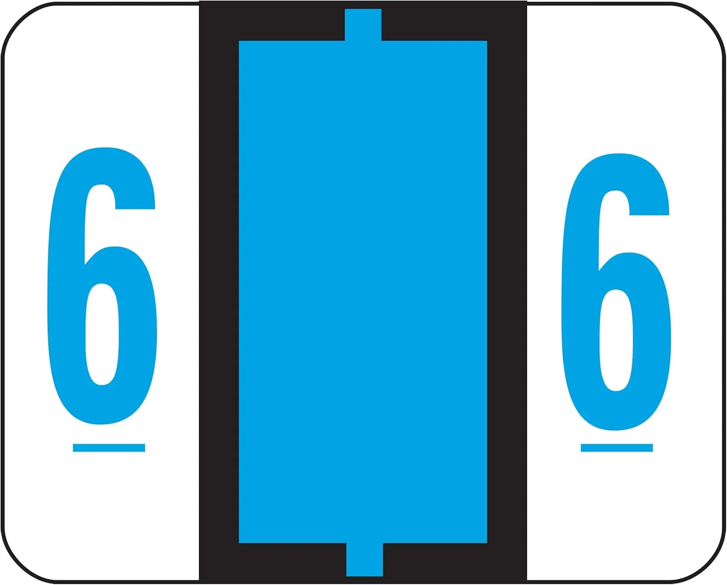 Smead BCCRN Bar-Style Color-Coded Numeric Labels