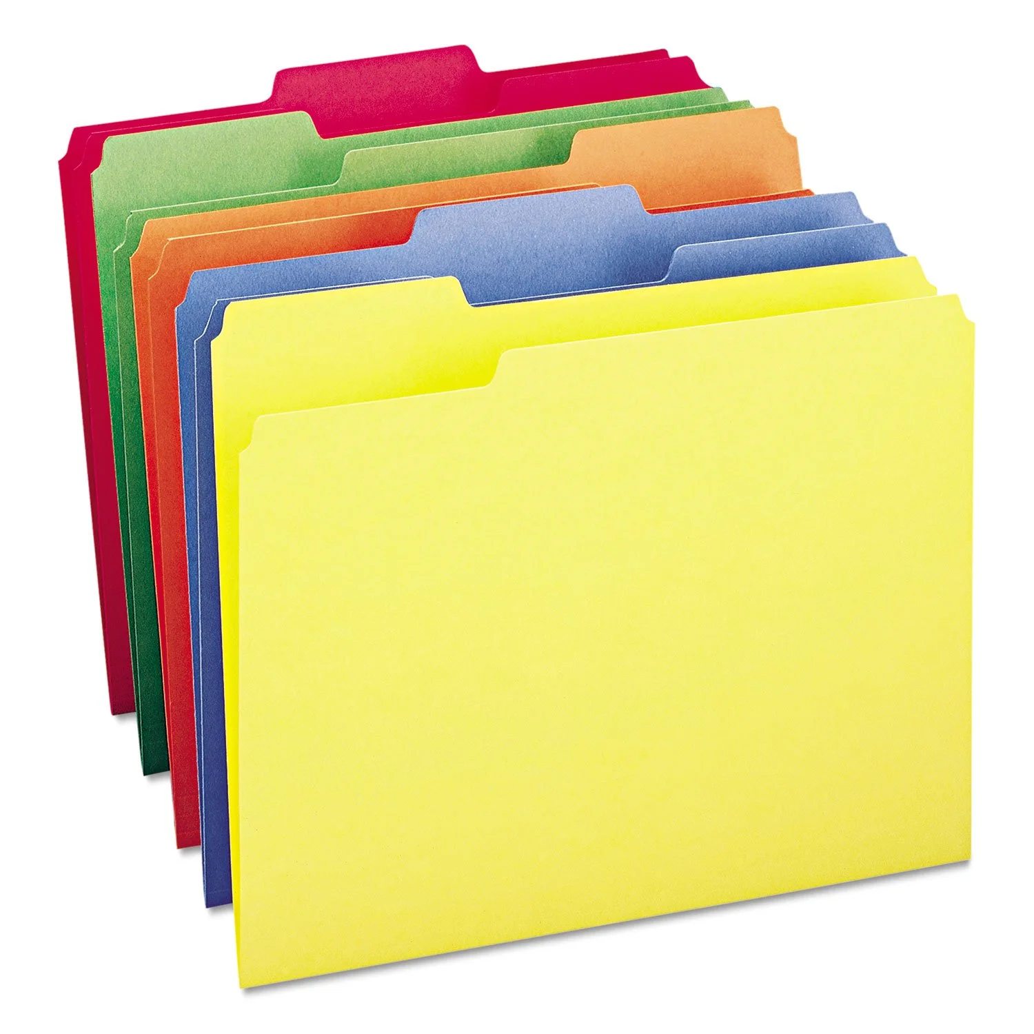 SMEAD Letter-Size File Folders, 1/3-Cut Top Tab