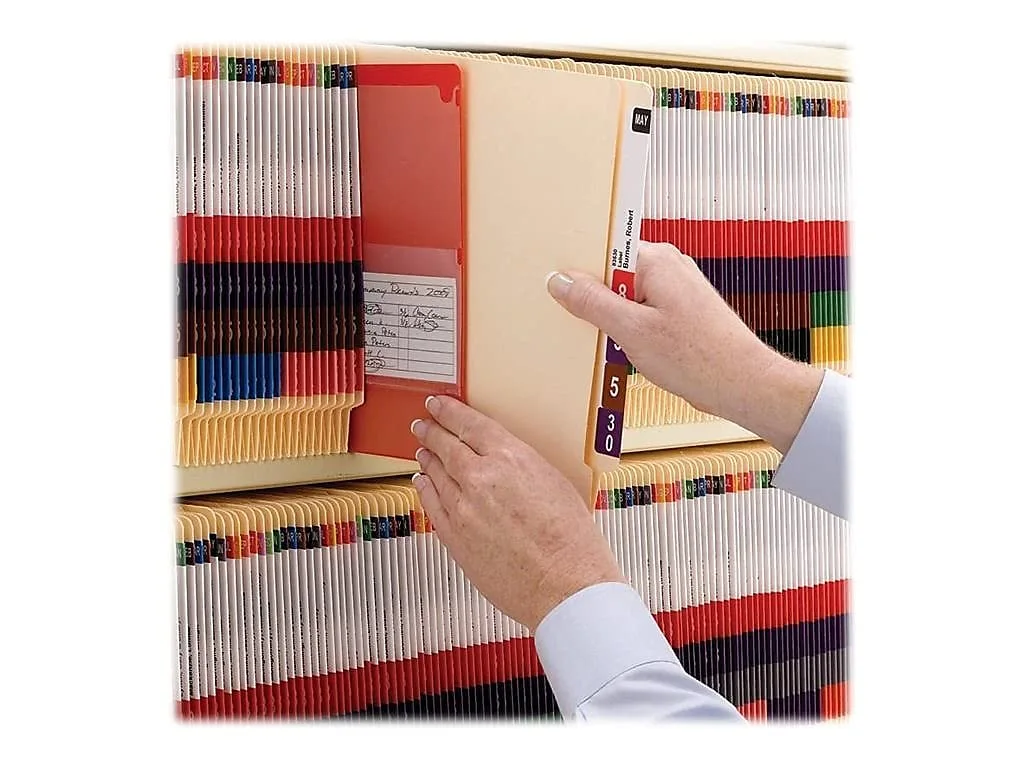 Smead® End-Tab Fastener Folders with Dividers, Letter Size, Manila, Pack of 10