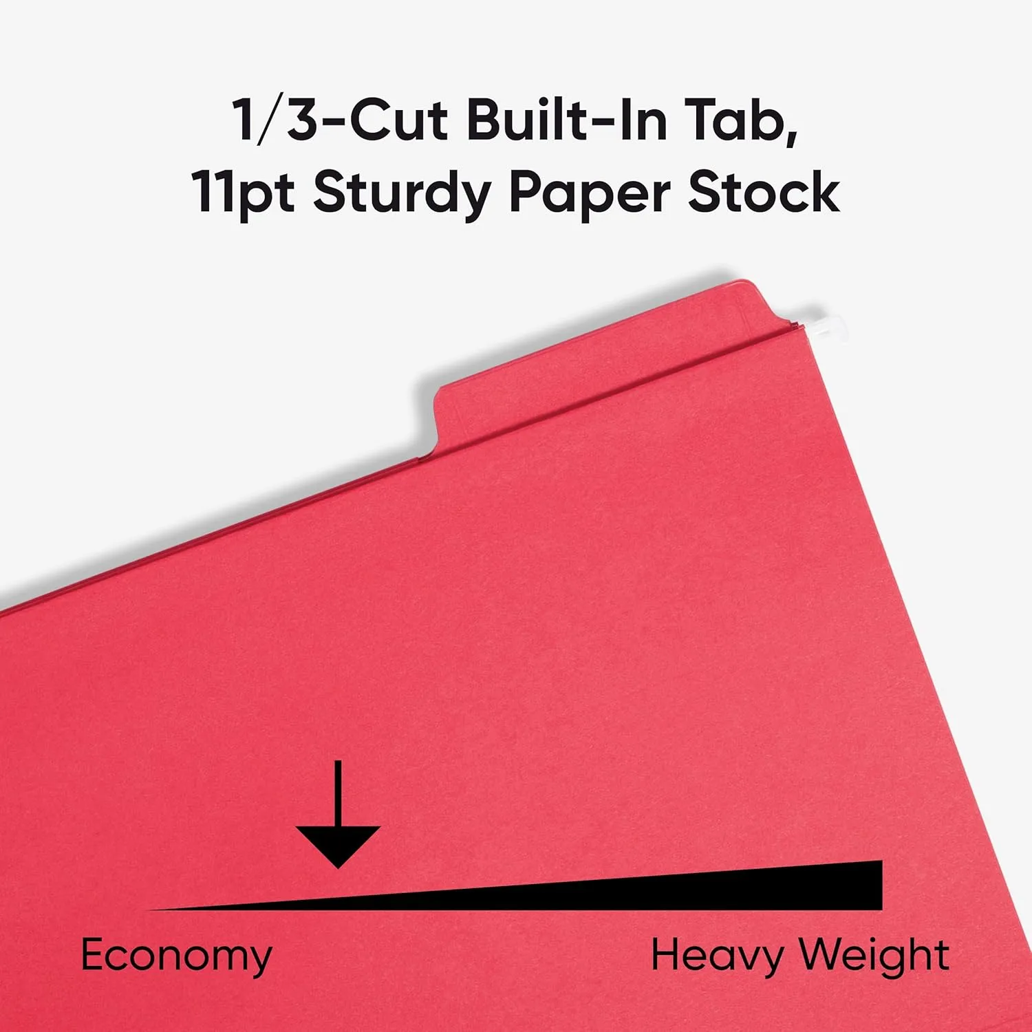 SMEAD FasTab Hanging File Folders, Letter Size